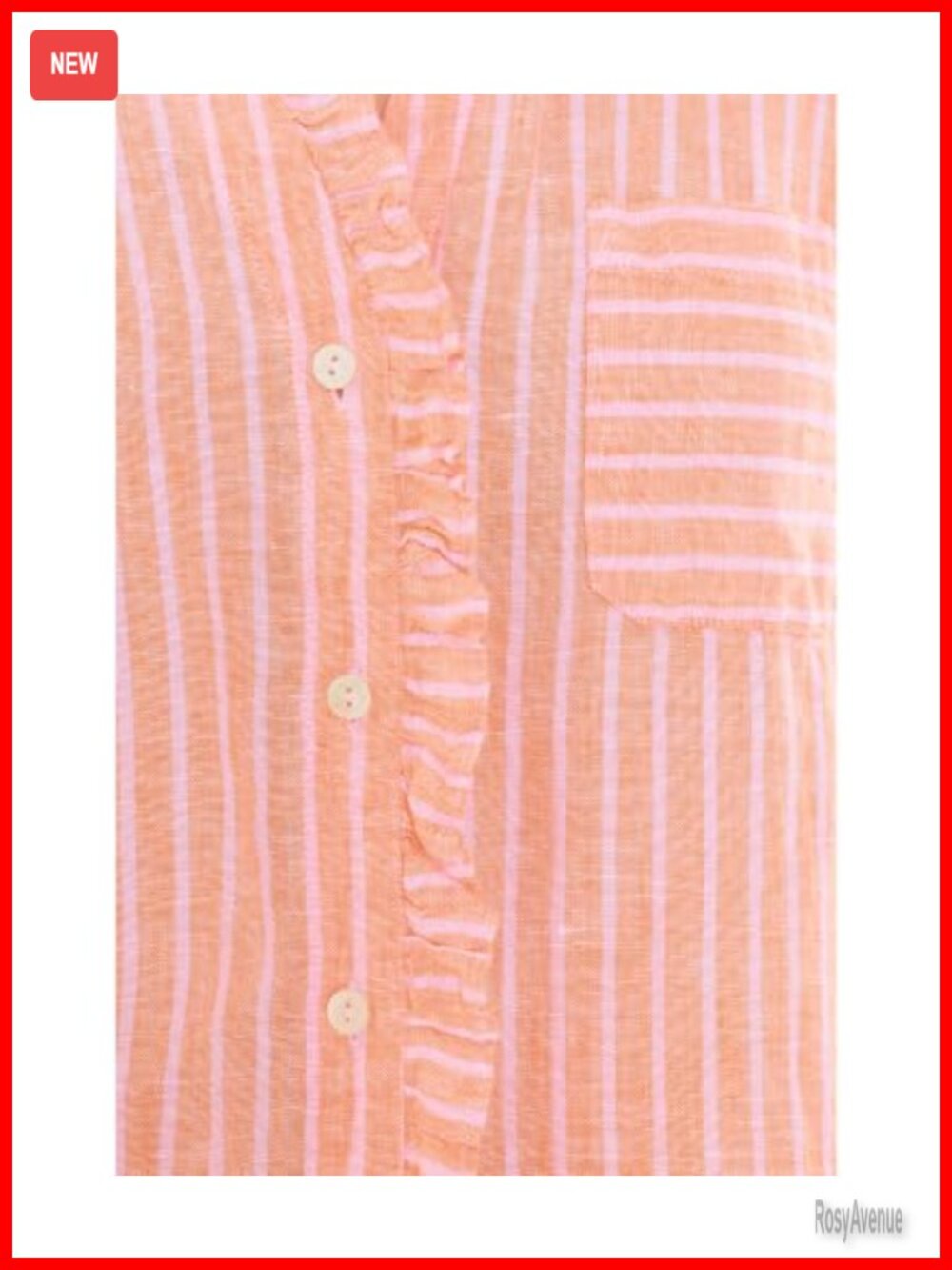 Lilly Pulitzer Carden Ruffle Button Front Top - Picture 4 of 4